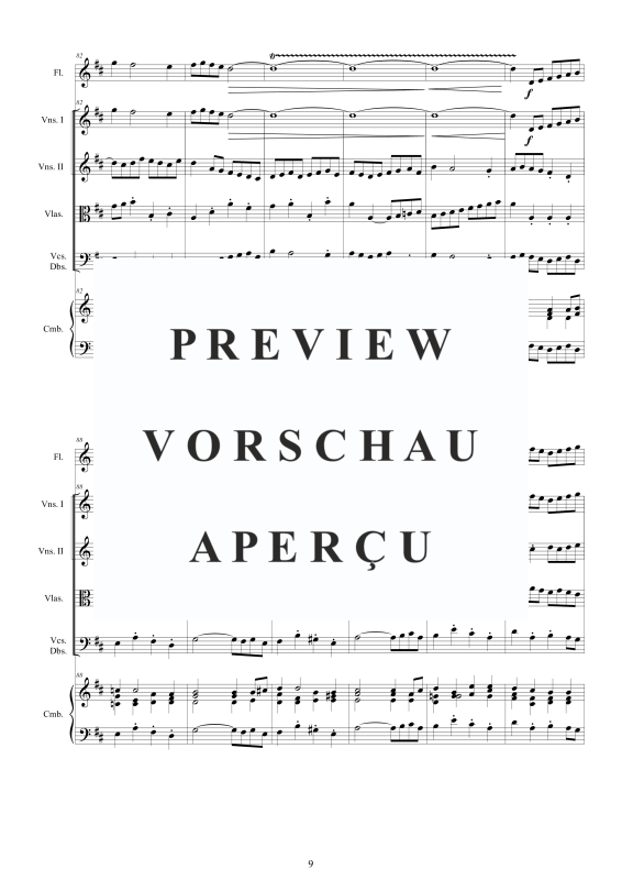 Produktgalerie: Seite 10 von 11 Orchester Suite No.2 in H-Moll BWV 1067, , Orchester Flöte, Streicher und Cembalo BC