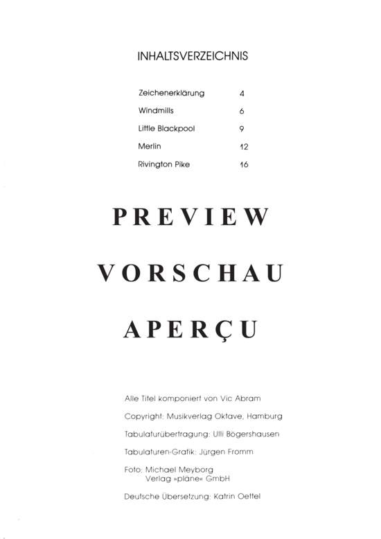 Product gallery: Page 4 of 21 Vic Abram - Instrumentalstücke für 6- und 12-saitige Gitarren, Abram, Vic, 
