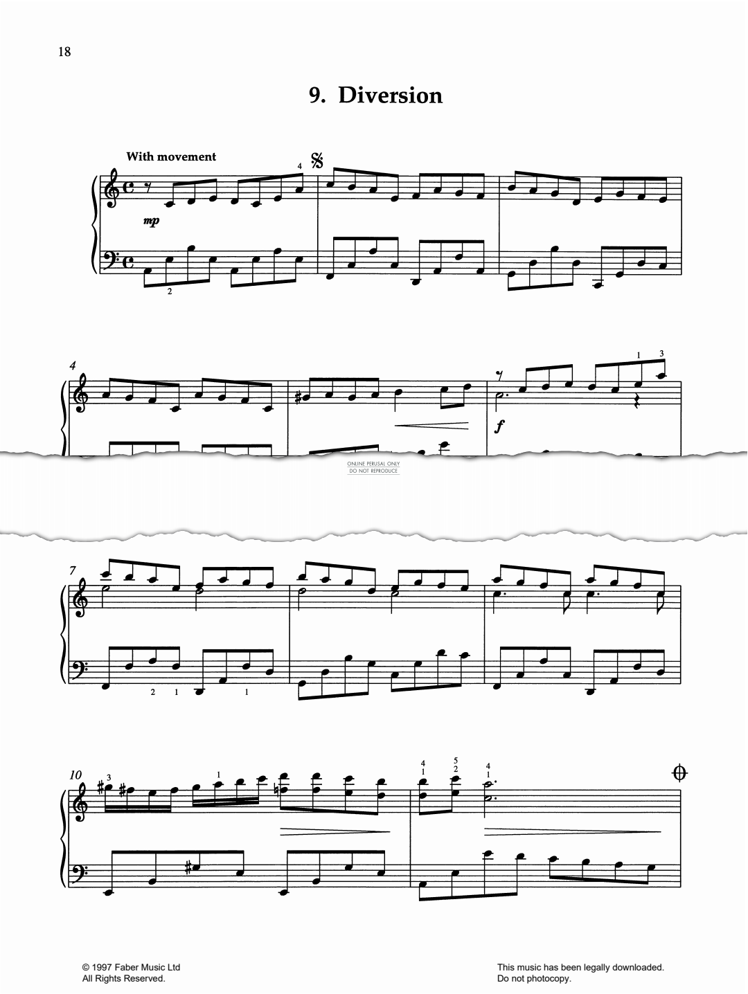 Produktgalerie: Seite 1 von 1 Diversion, Pam Wedgwood, Klavier