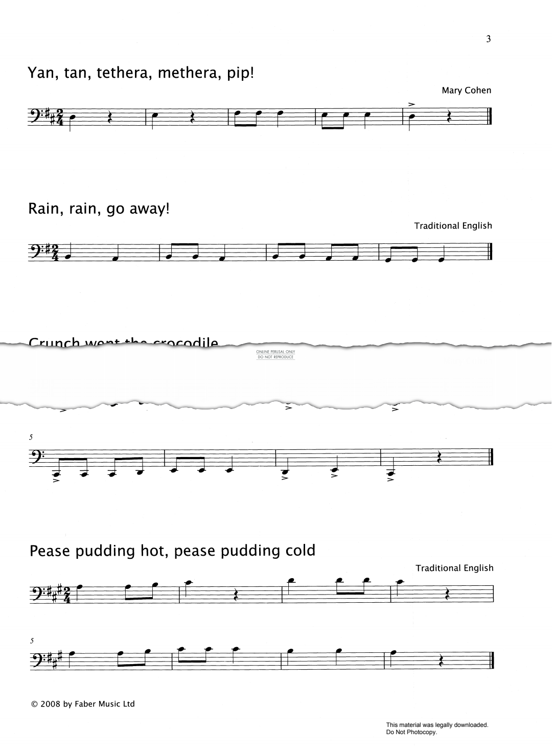 Produktgalerie: Seite 1 von 1 Yan Tan Tethera Methera Pip/Rain Rain Go Away/Easy Peasy Lemon Squeezy/Pease Pudding Hot/Hot Cross Buns/Kicking Cans Slong The Street/Apple Papple, , Violoncello