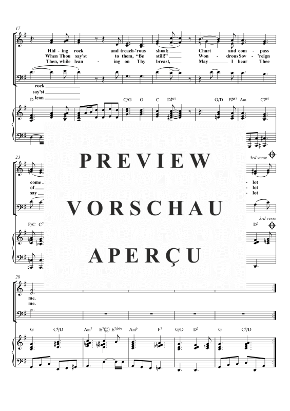 Produktgalerie: Seite 7 von 9 Jesus, Savior, Pilot Me, , Gemischter Chor SAB und Klavier