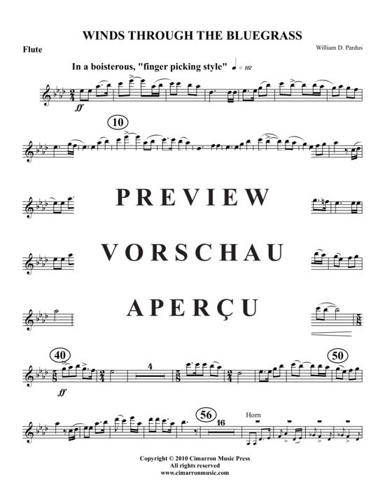 Produktgalerie: Seite 16 von 21 Winds Through the Bluegrass , , (Holzbläser-Quintett)