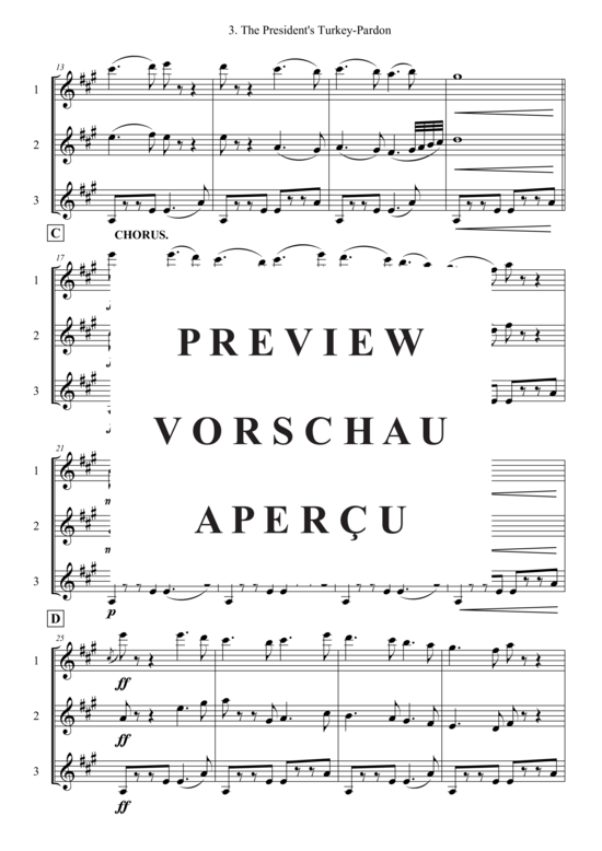 gallery: The President´s Turkey-Pardon , , (Violinen Trio)
