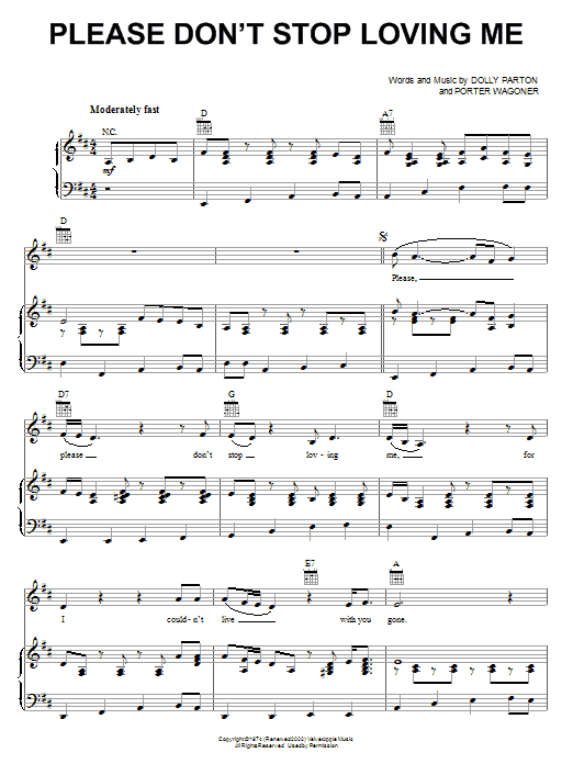 Produktbild zu: Please Don't Stop Loving Me