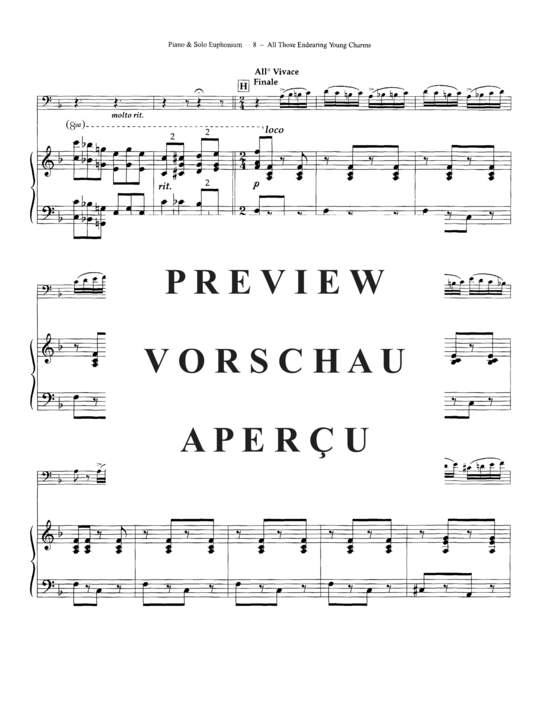 Product gallery: Page 10 of 20 All Those Endearing Young Charms , , (euphonium + piano)