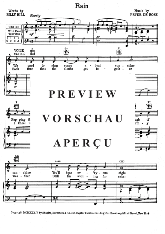 Produktgalerie: Seite 3 von 8 Rain , Fitzgerald, Ella  , Klavier und Gesang