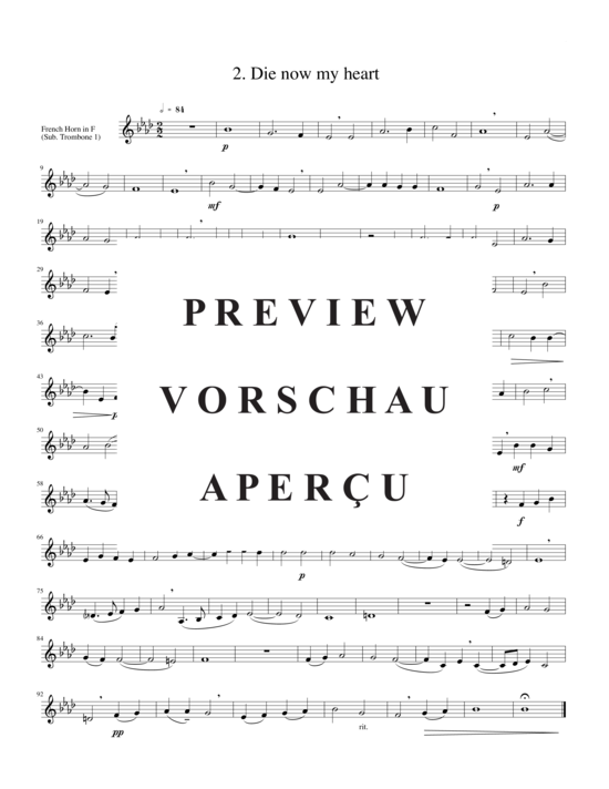 Produktgalerie: Seite 9 von 15 Zwei Madrigale Vol. 3, , (2xTrompete in B/C, Horn in F, Posaune)