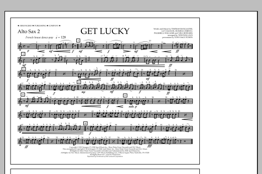 Produktbild zu:  Get Lucky - Alto Sax 2 - Tom Wallace