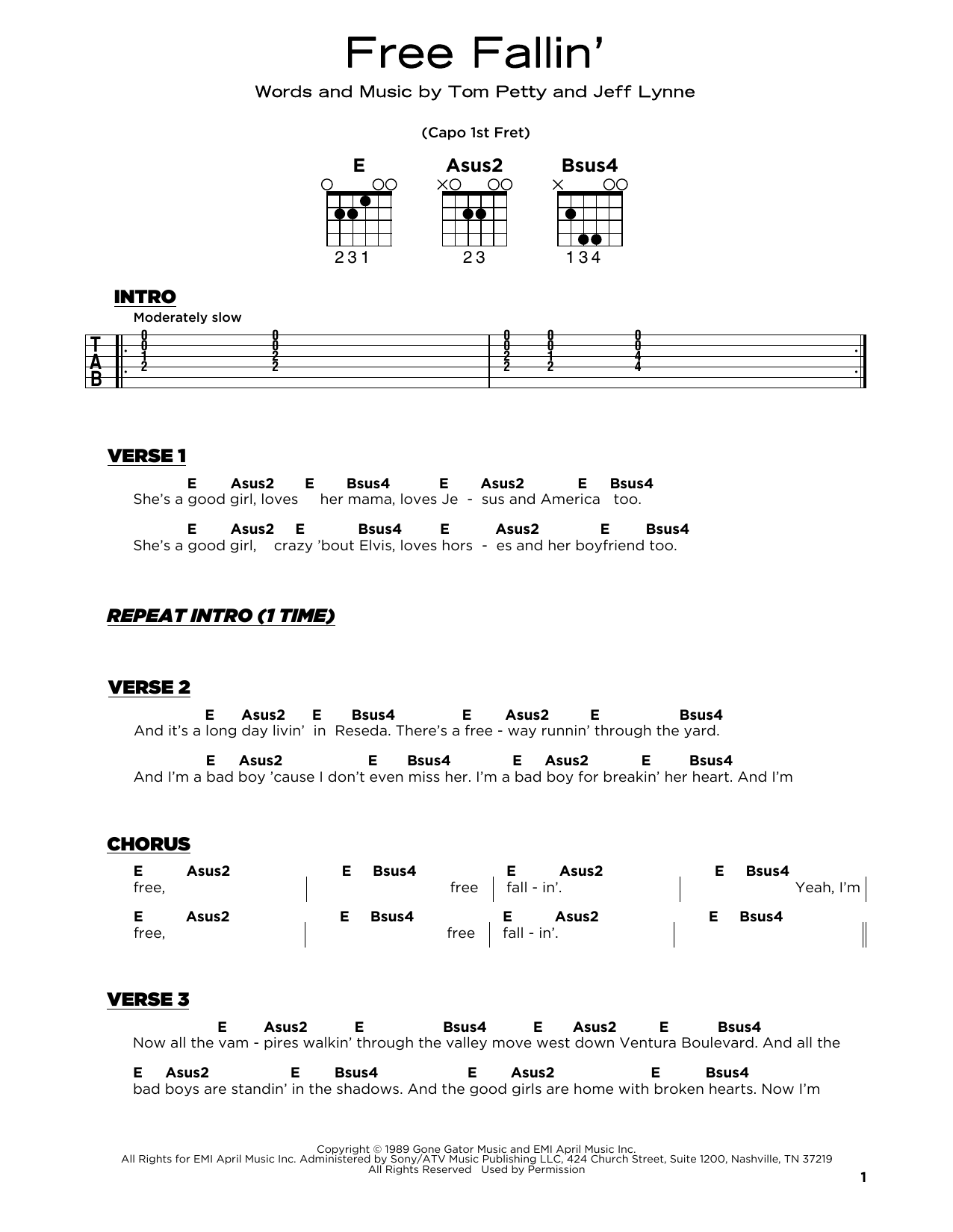 Produktbild zu: Free Fallin'