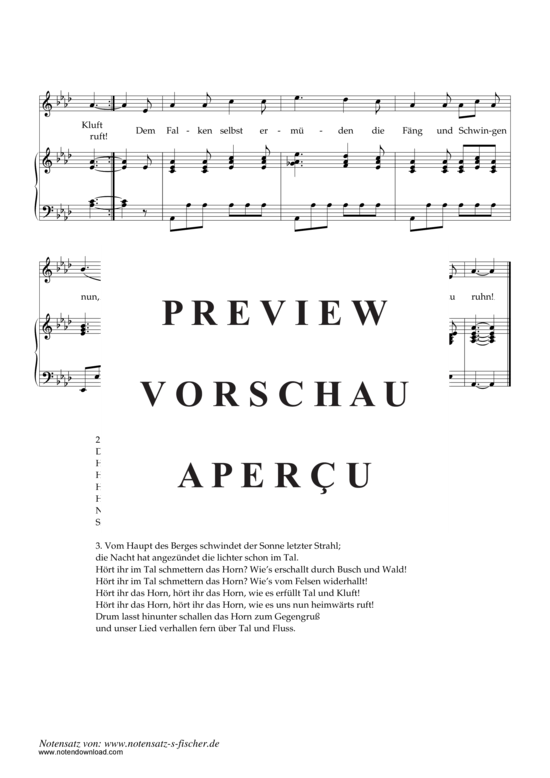 Product gallery: Page 3 of 3 Der Jäger Heimkehr , , Piano and Voice