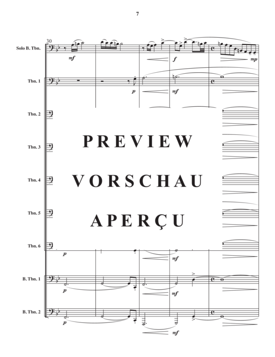 Product gallery: Page 9 of 21 Songs of the forest , , (Trombone ensemble 8 parts + bass trombone solo)