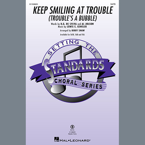 Produktbild zu: Keep Smiling At Trouble (Trouble's A Bubble) (arr. Kirby Shaw)