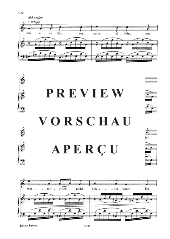 Product gallery: Page 4 of 5 An meinem Herzen, an meinem Brust, Op. 42 No.7, , Low Voice and Piano