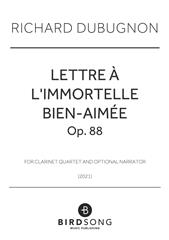 cover: Lettre à l'immortelle bien aimée, Richard Dubugnon, Horn, Klarinette