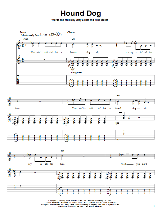 Produktgalerie: Seite 1 von 1 Hound Dog, Elvis Presley, Gitarre