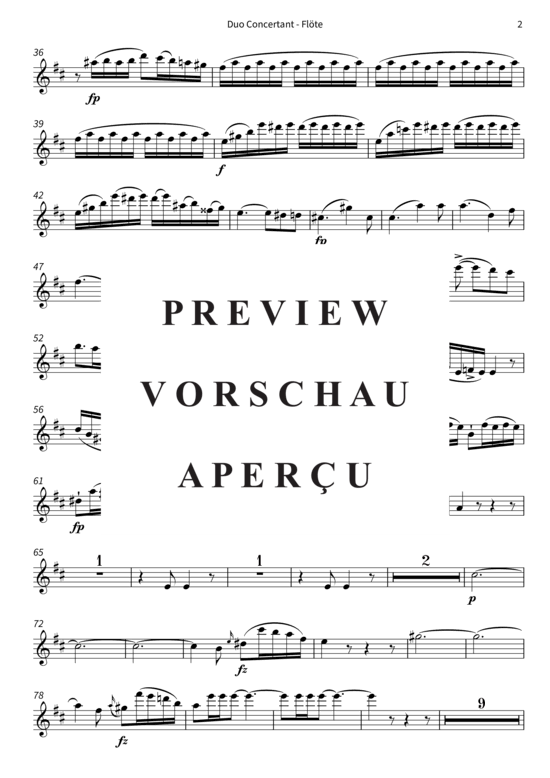 Product gallery: Page 55 of 66 Duo Concertant - op 103, pour Flute et Piano , , (flute + piano)