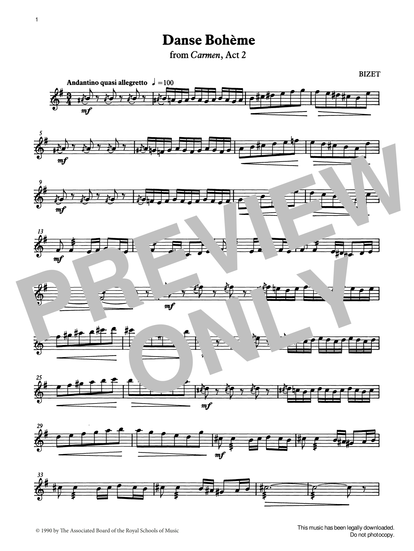 Produktgalerie: Seite 1 von 1 Danse Bohème from Graded Music for Tuned Percussion, Book IV, Georges Bizet, Percussion