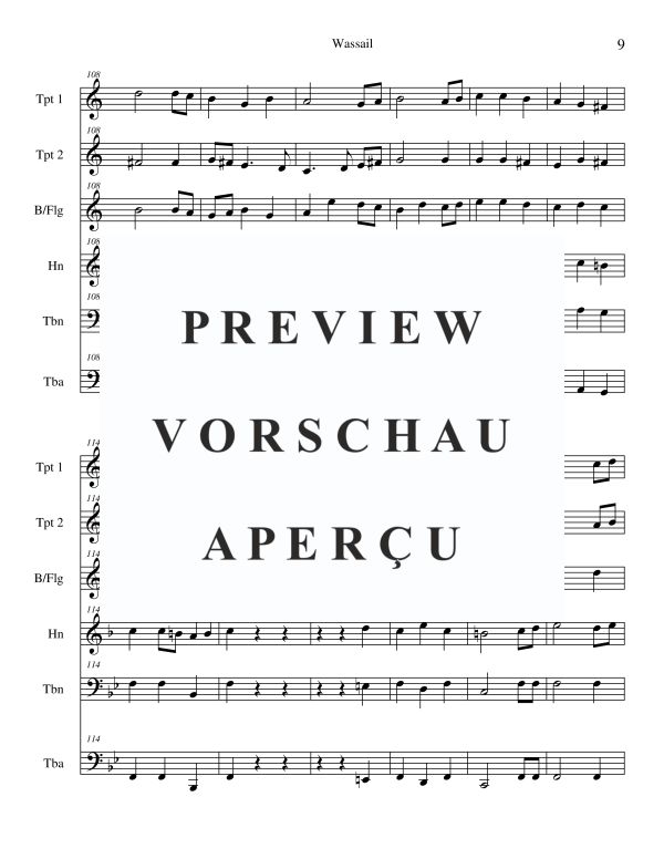 Produktgalerie: Seite 11 von 11 Wassail, , BlechblÀser Sextett