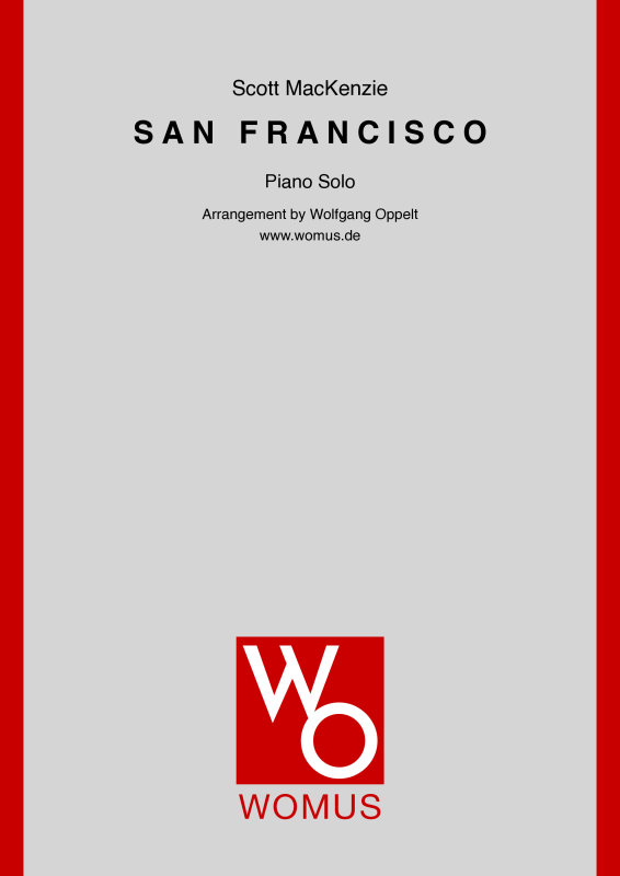 cover: San Francisco, MacKenzie, Scott, (Klavier Solo)