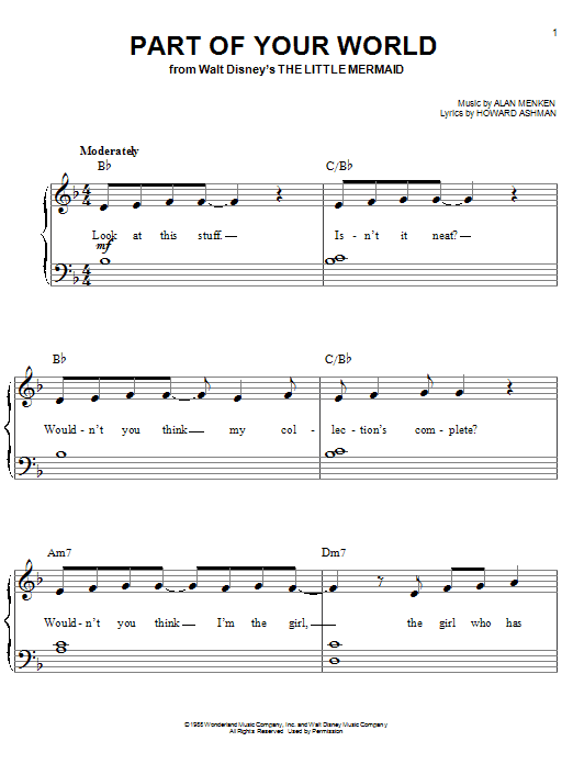 Produktbild zu: Part Of Your World (from The Little Mermaid)