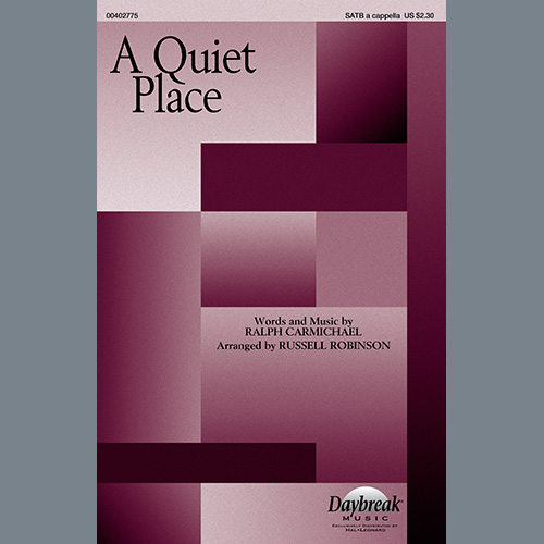 cover: A Quiet Place (arr. Russell Robinson), Take 6, Chor