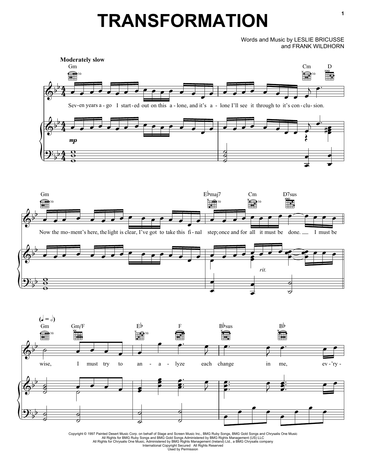 Produktbild zu: Transformation (from Jekyll & Hyde)