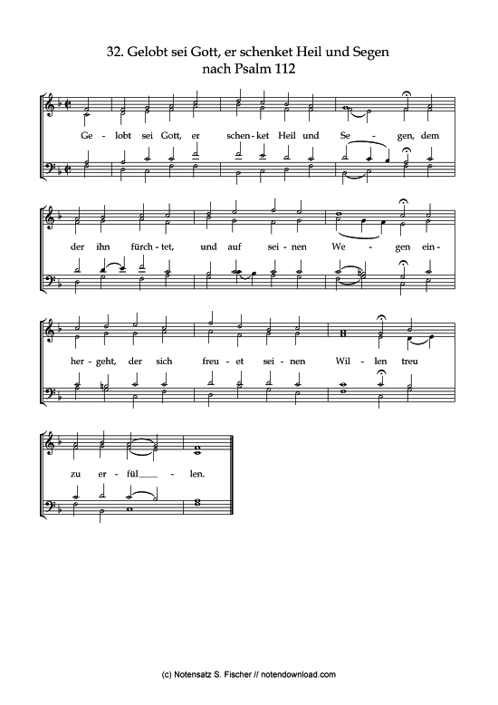 Product picture to: Gelobt sei Gott, er schenket Heil und Segen Psalme des Kantons Schaffhausen (1867)