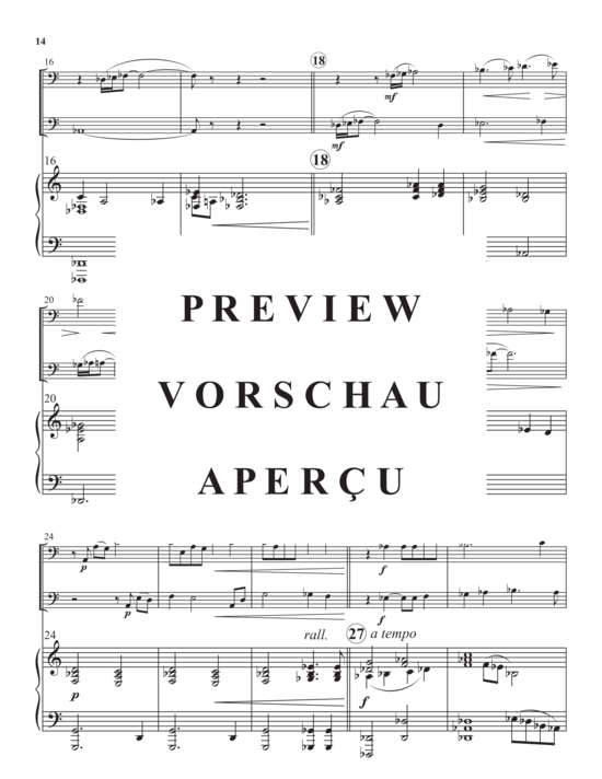 Product gallery: Page 18 of 21 Dualities , , (euphonium, tuba + piano)