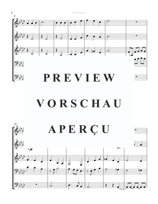 Produktgalerie: Seite 4 von 11 Be Thou My Vision, , Blechbläser Quintett