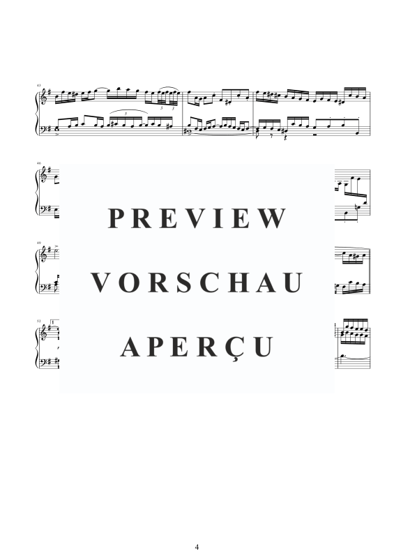 Produktgalerie: Seite 5 von 7 Fantasia super in E-Moll BWV 713, , Klavier Solo
