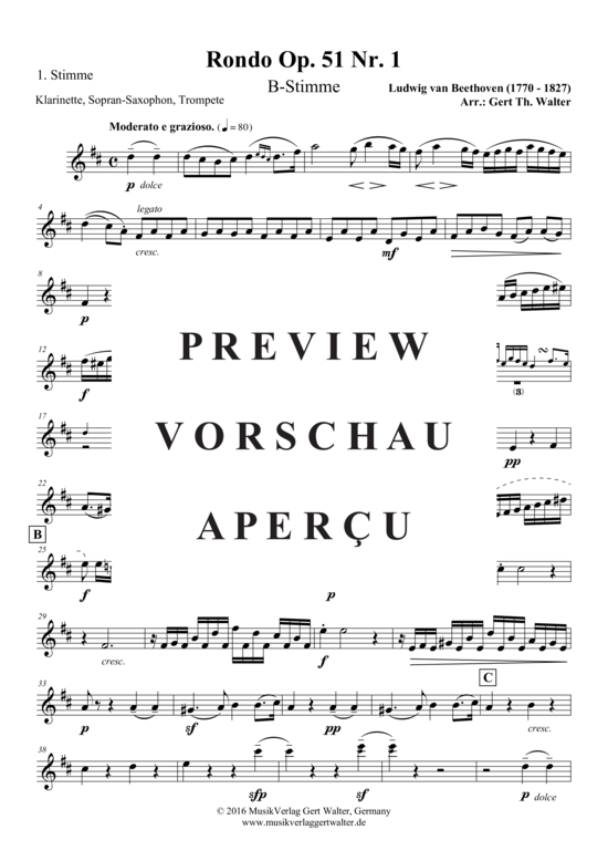 Produktgalerie: Seite 12 von 21 Rondo Opus 51 Nr. 1 , , (Quintett flexible Besetzung)