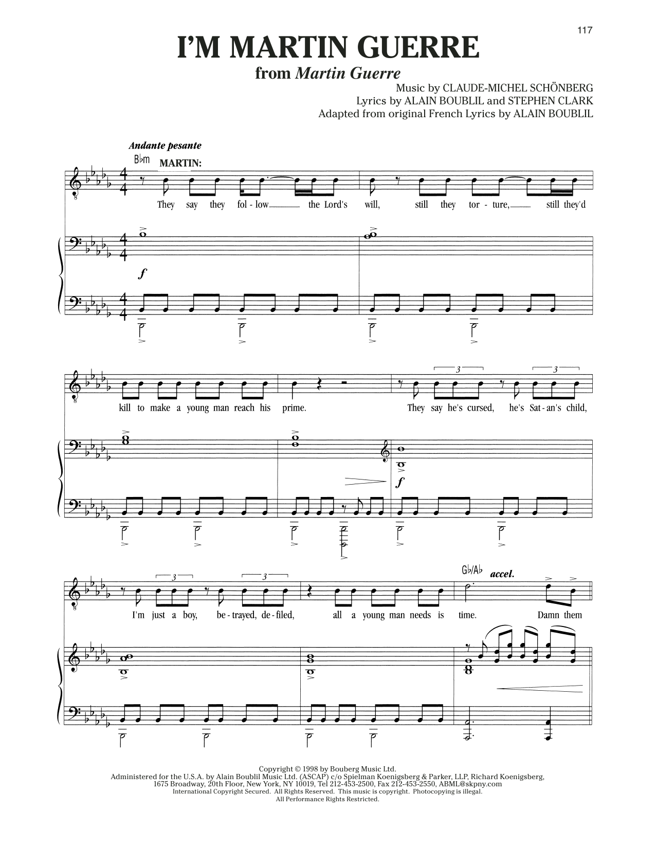 Produktbild zu: I'm Martin Guerre (from Martin Guerre)