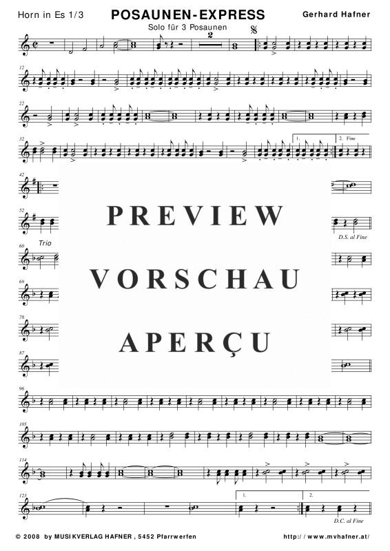 Product gallery: Page 10 of 11 Posaunen-Express, , (large wind orchestra)