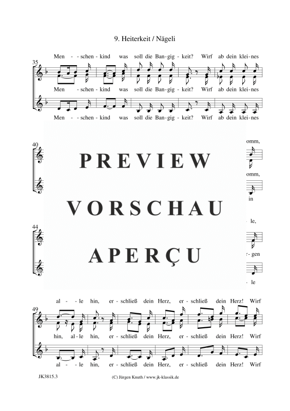 gallery: Heiterkeit , , (Frauenchor SSA)