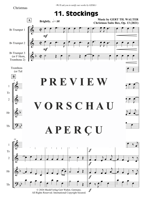 gallery: Stockings, , Blechbläser Quartett