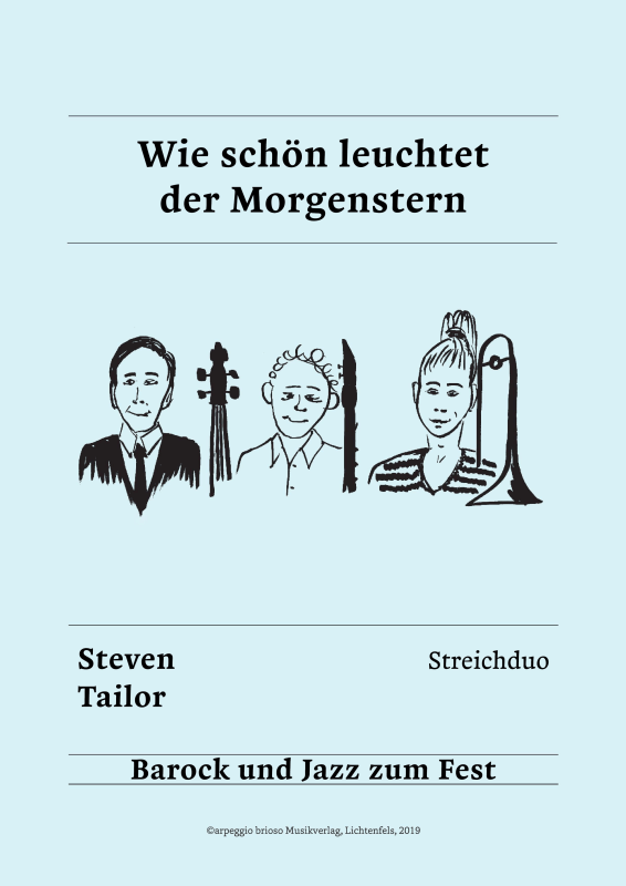 cover: Wie schön leuchtet der Morgenstern - aus dem Album Barock und Jazz zum Fest, , Streicher Duett für Violine und Viola