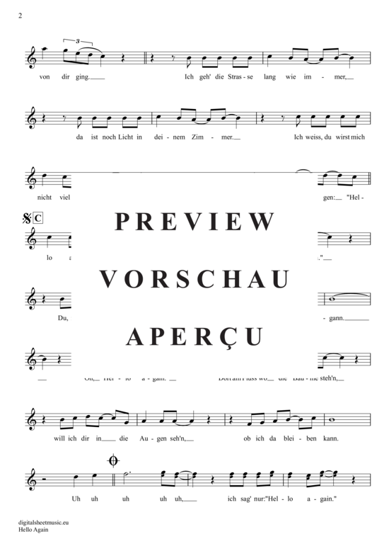 Produktgalerie: Seite 3 von 4 Hello Again , Carpendale, Howard, (Oboe)