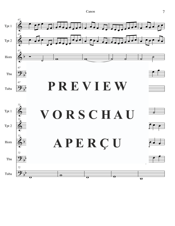 Produktgalerie: Seite 9 von 11 Canon, , Blechbläserquintett