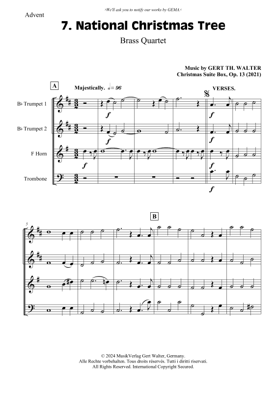 Produktbild zu: National Christmas TreeGert Th. Walter