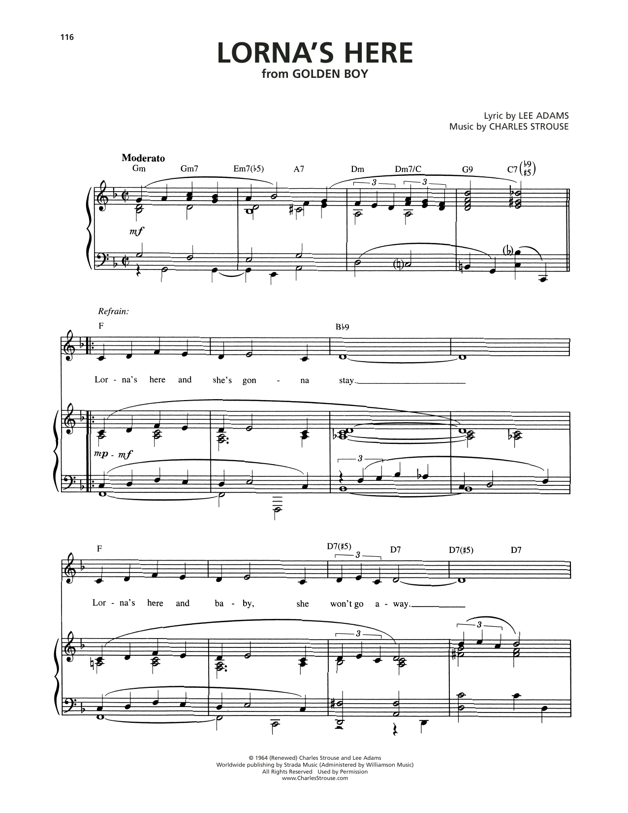 Produktbild zu: Lorna's Here (from Golden Boy)