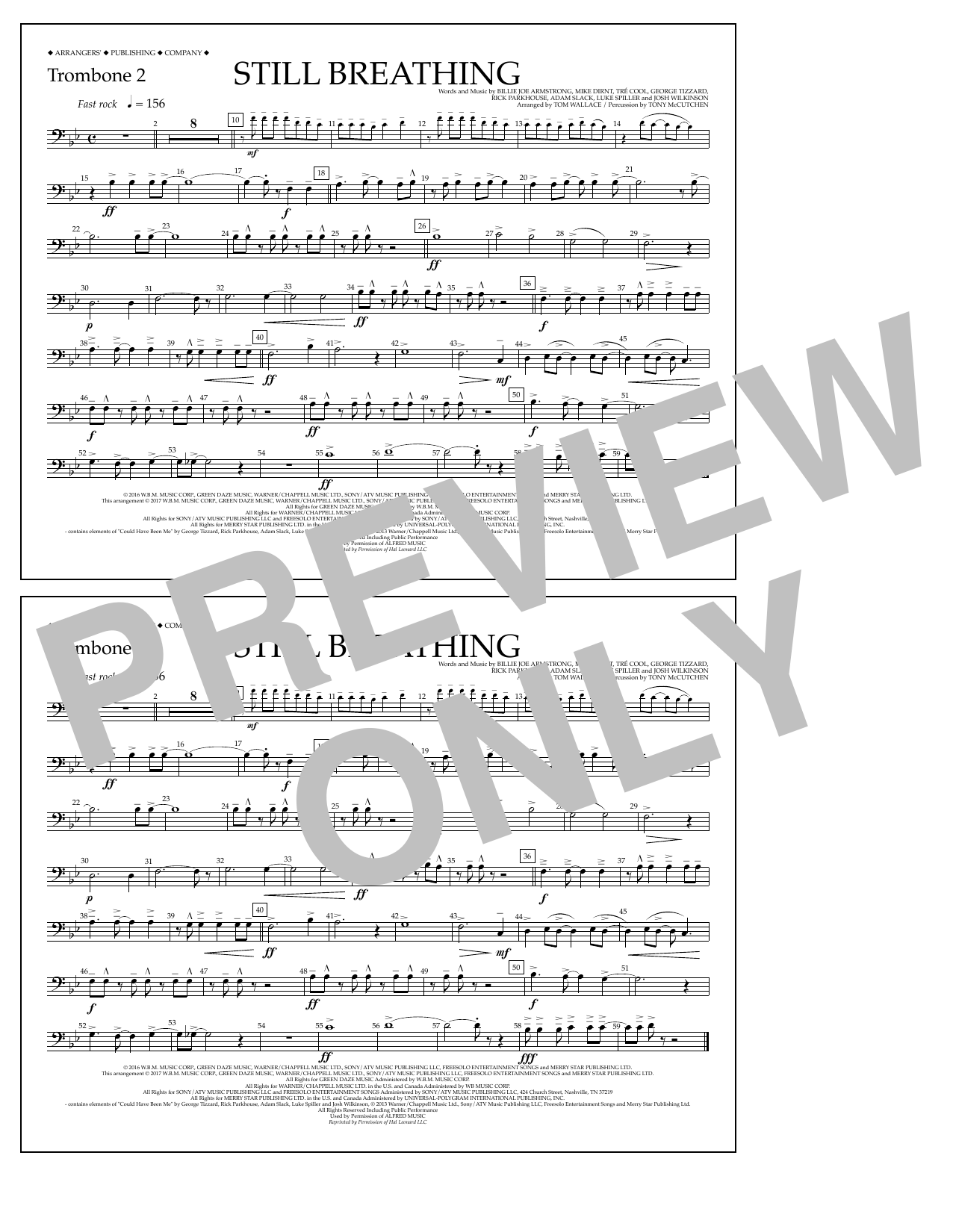 Product picture to: Still Breathing - Trombone 2