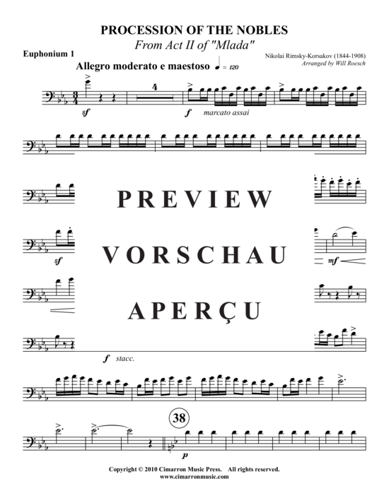 Product gallery: Page 11 of 21 Procession of the Nobles , , (Tuba-Ensemble EEETTT)