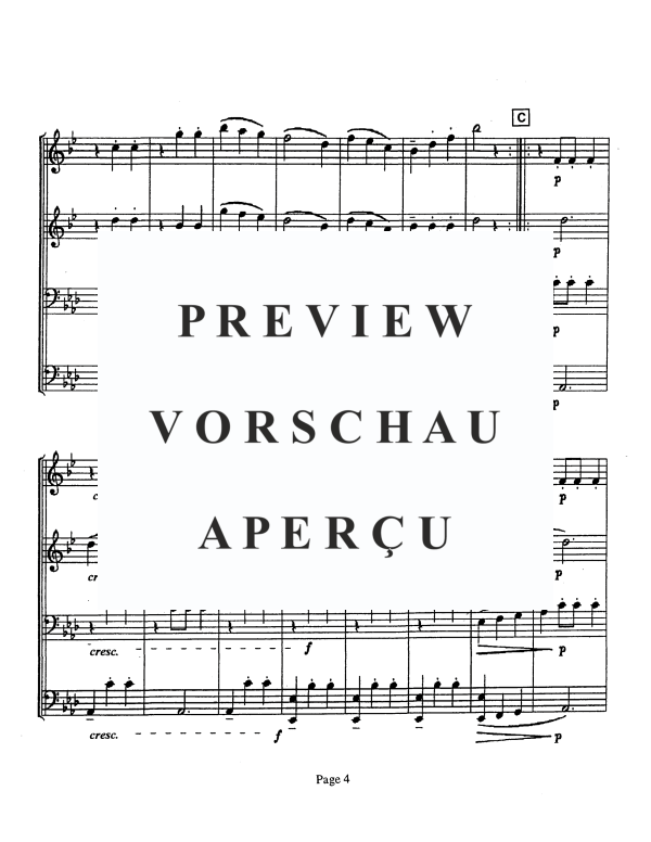 Produktgalerie: Seite 6 von 11 Pleasant Memories Waltz, , Blechbläser Quartett