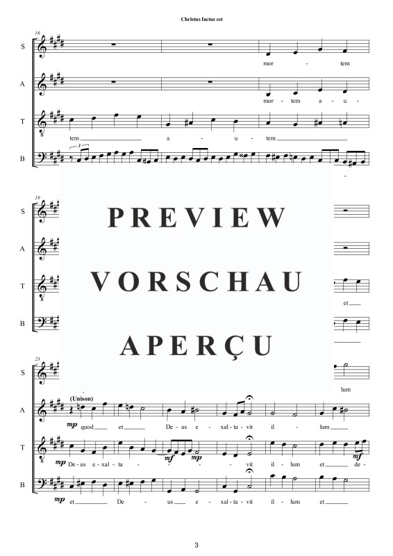 Produktgalerie: Seite 4 von 11 Christus factus est - Ambrosianischer Gesang, , Gemischter Chor