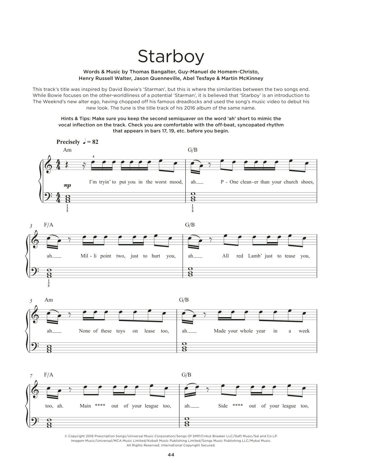 Produktbild zu:  Starboy - The Weeknd feat. Daft Punk