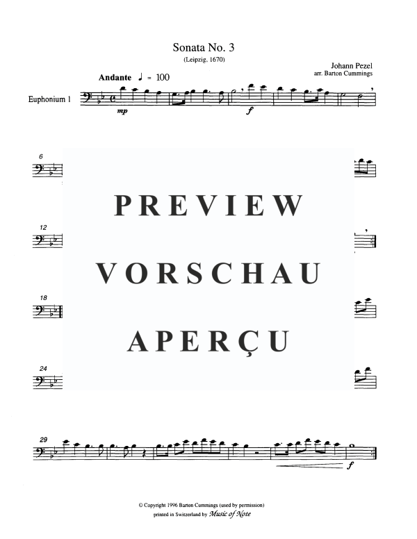 Produktgalerie: Seite 5 von 9 Sonata No. 3, , Tuba Quintett EEETT