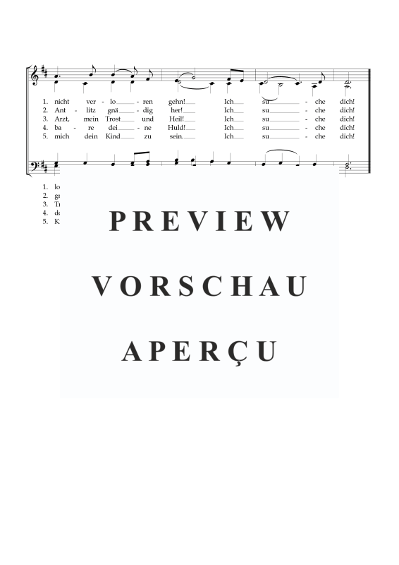 Product gallery: Page 3 of 3 Ich suche dich, , Mixed Chorus