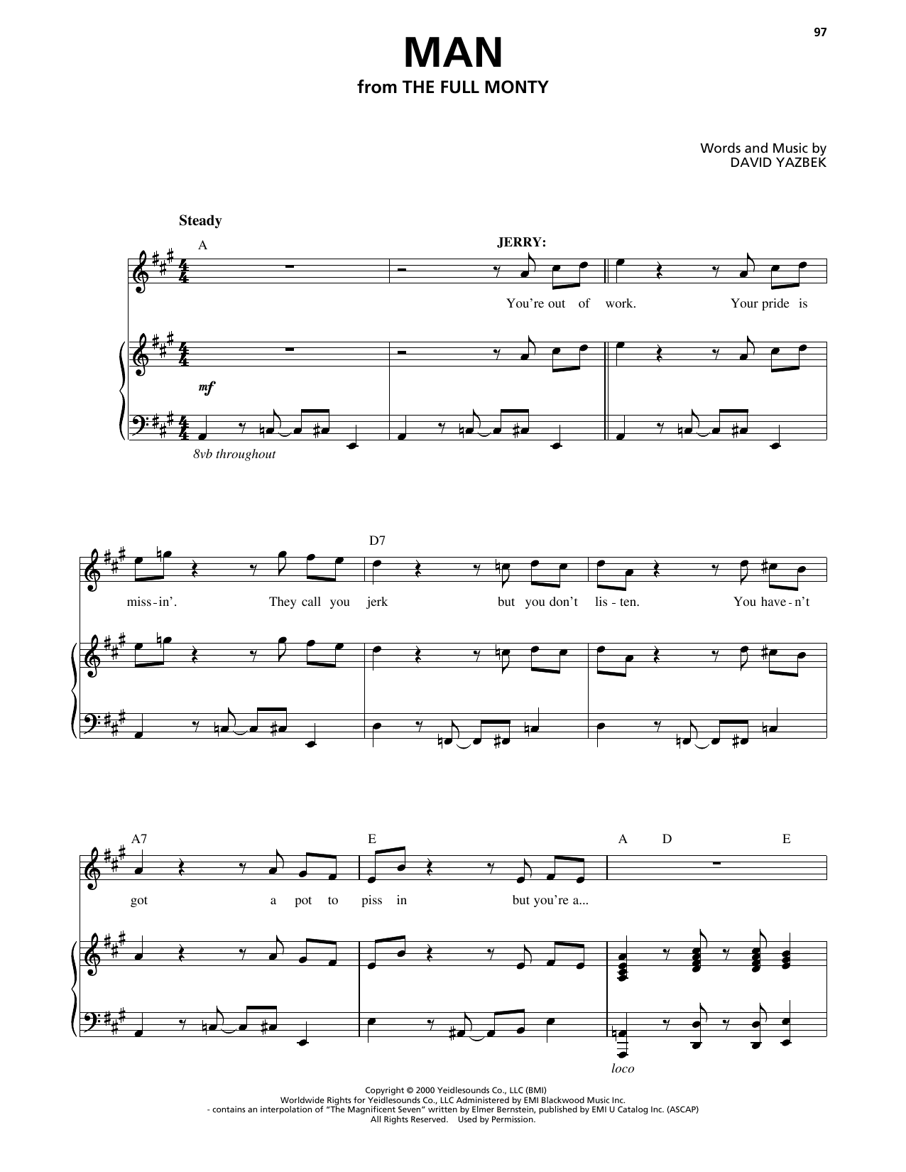 Produktbild zu: Man (from The Full Monty)