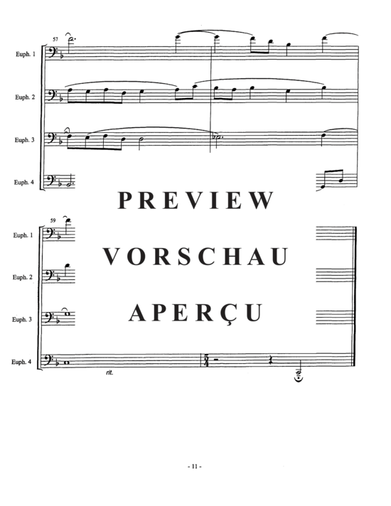 Product gallery: Page 14 of 21 Adagio , , (Euphonium/Tuba Quartet)
