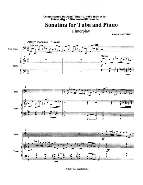 gallery: Sonatina , , (Tuba + Klavier)